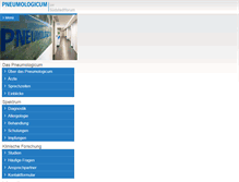 Tablet Screenshot of pneumologicum.de